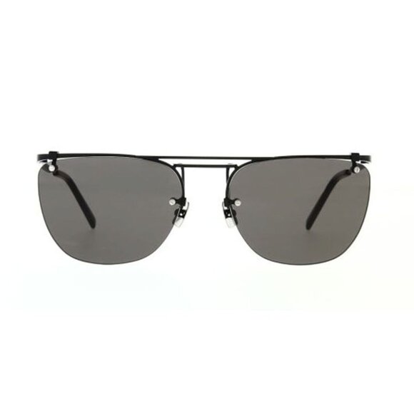 NWT SAINT LAURENT UNISEX BLACK SUNGLASSES - Picture 3 of 4